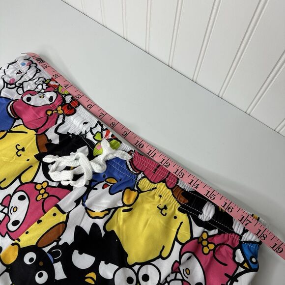 Hello Kitty Sleep Pants Sz XL Character Collage My Melody Badtz Maru Sanrio PJs - Picture 6 of 7